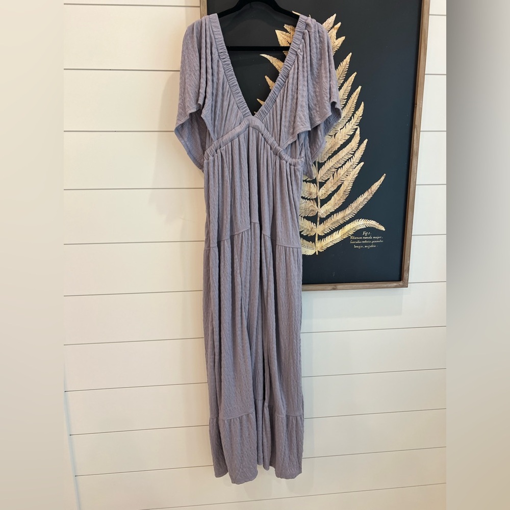 Free People La La Maxi Dress grey